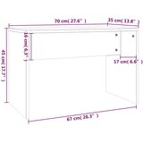  Set toaletnog stolića sjajni bijeli 86,5x35x136 cm | shoptok.hr