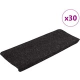 vidaXL Samoljepljivi otirači za stepenice 30kom antracit 65x24,5x3,5cm | shoptok.hr