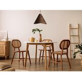  Drveni luster na sajli 1xE27/60W/230V prečnik 45 cm masivan/orah/kaučukovo drvo | Eponuda.com