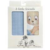 Deksi Muslin tetra pelene Zeka na motoru plavi 80x80cm ( 3910 ) Cene