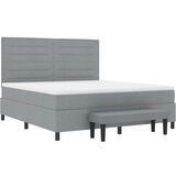  vzmetnica za posteljo s klopi v svetlo sivi barvi 180x200 cm, (22083179) | Shoptok.si