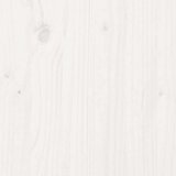 vidaXL Visoka postelja s streho bela 80x200 cm trdna borovina, (21243154) | Shoptok.si