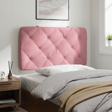  Jastuk za uzglavlje ružičasti 90 cm baršunasti | shoptok.hr