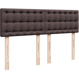  Krevet s oprugama i madracem tamnosmeđi 160x200 cm tkanina | shoptok.hr