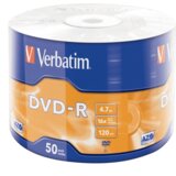 Verbatim DVD-R 4.7GB 16x hitrost, 50 kom Cene