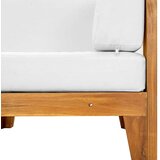  Modularna kutna sofa i krem bijeli jastuci od bagremovog drva | shoptok.hr