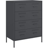 Maison Chic Komoda - Predalnik antracitna 68x39x89 cm jeklo, (21715573) Cene