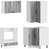  Kuhinjska jedinica LUCCA 8 pcs Siva Sonoma Konstruirano drvo | Eponuda.com