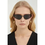 Balenciaga Sončna očala ženska, črna barva, BB0335S