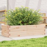 vidaXL Vrtno cvetlično korito 90x40x23 cm trdna borovina | Shoptok.si