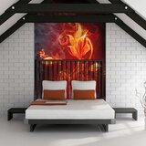  Tapeta - Fiery flower 250x193 Cijene