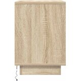  Noćni ormarići s LED svjetlima 2 kom boja hrasta 38x34x50 cm | shoptok.hr