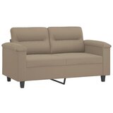 Maison Chic kavč - Sofa - Kanape dvosed taupe 120 cm tkanina iz mikrovlaken, (21727051) | Shoptok.si