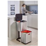 Joseph Joseph Željezna kanta za smeće za odvojeni otpad u srebrnoj boji 60 l Totem Max – | shoptok.hr