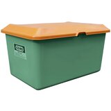 Cemo Posoda za posipni material iz umetne mase s steklenimi vlakni, prostornina 400 l, brez odprtine za odvzemanje, zelen zaboj | Shoptok.si