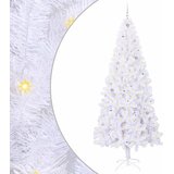 vidaXL Umjetno božićno drvce Bijela 240 cm PVC i čelik Cijene