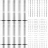  Stup za ogradu 44 pcs Siva 200 cm Čelik | shoptok.hr