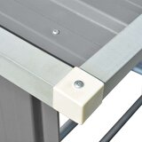  Vrtna lopa za drva pocinkano jeklo 163x83x154 cm sive barve, (20722731) | Shoptok.si