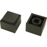Pritisni gumb, crne boje (D x Š x V) 12.2 x 12.2 x 10 mm CP3433 1 kom.