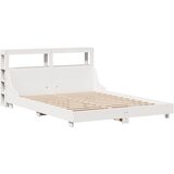 vidaXL Okvir kreveta bez madraca bijeli 120 x 200 cm masivna borovina | shoptok.hr