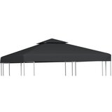 Nadomestna streha za paviljon 310 g/m² temno siva 3x3 m | Shoptok.si