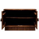 Premier Housewares Komoda od masivnog manga u tamnoj prirodnoj boji 40x75x116 cm Sangar – | shoptok.hr