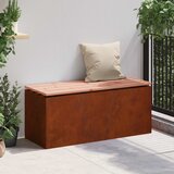 Vrtna klupa Rđa 100 x 40 x 43 cm Otporni čelik | shoptok.hr