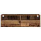 TV zidni ormar Zidne 2 pcs Staro drvo 100 x 30 x 30 cm | Eponuda.com
