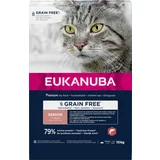 Eukanuba Senior Grain Free z lososom - 10 kg