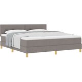  postelja Box Spring z vzmetnico Taupe 180x200 cm Tkanina, (22081028) | Shoptok.si