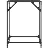  Stolić s prozirnom staklenom površinom 60x35x81 cm čelik | shoptok.hr