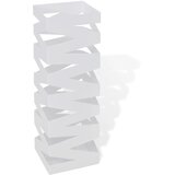 Bijeli Pravokutni Stalak Držač za Kišobrane Čelični 48,5 cm | shoptok.hr