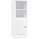  Visoka komoda sjajna bijela 36x35,5x103,5 od konstruiranog drva | shoptok.hr