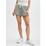 Orsay Black & White Women Striped Sweatpants - Women