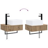  Set namještaja za kupaonicu 5 kom. Hrast artisan | shoptok.hr
