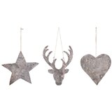 Côté Table set od 3 viseća ukrasa christmas ecorce Cijene