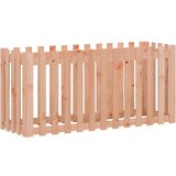 vidaXL Vrtna visoka greda z ograjico 150x50x70 cm trden les douglas | Shoptok.si