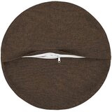  Presvlaka za jastuk 6 kom. HEERLEN Sivosmeđa Ø 50 cm Tkanina | shoptok.hr