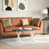  Noge za klub stolić u obliku slova X, 2 kom, bijele, 50 x (42-43) cm, čelik | shoptok.hr