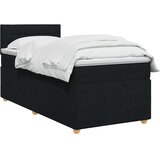 Boxspring krevet s madracem Crna 100 x 200 cm Tkanina | shoptok.hr