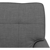  Ležaljka s jastukom Tamno siva 91 x 157 x 91 cm tkanina | shoptok.hr