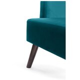 Bonami Selection Turkizen žameten fotelj z naslonom Noemye – | Shoptok.si