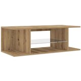 vidaXL TV ormarić s LED svjetlima Artisan hrast 90x39x30 cm | shoptok.hr