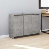 vidaXL Komoda betonsko siva 102x33x75 cm iverna plošča | Shoptok.si