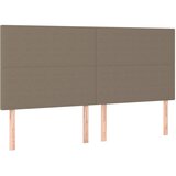 Maison Chic Posteljno vzglavje - Vzglavna omarica 4 kosa taupe 100x5x78/88 cm blago, (22076959) Cene