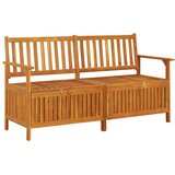 vidaXL Klop za shranjevanje 148 cm trden akacijev les Cene