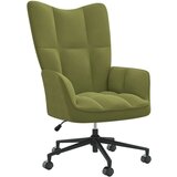 Stol za sproščanje svetlo zelen žamet, (20957920) | Shoptok.si
