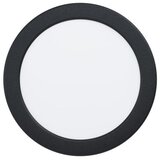 Eglo Fueva 5 ugradbena led, 10,5w, 1200lm, prečnik 166, ip44, crna/bela/plastika | Eponuda.com
