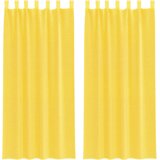 Voile zavjese s petljama 2 kom žute 140x225 cm | shoptok.hr