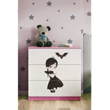 Dječja komoda - DJEVOJČICA - roza | shoptok.hr